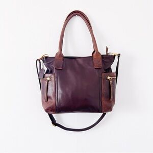Osgoode Marley • Amelia Satchel purse crossbody bag Espresso brown leather